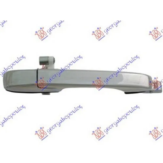 Maner Usa HONDA CR-V 2 2001->2007 Maner usa spate exterior cromat dreapta, Perioada 2001 2002 2003 2004 2005 2006