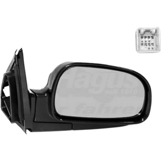 Oglinda exterioara dreapta HYUNDAI SANTA FE 1 2001->2006 perioada 2000 2001 2002 2003 2004 2005 2006 , cu incalzire, pentru vopsit,