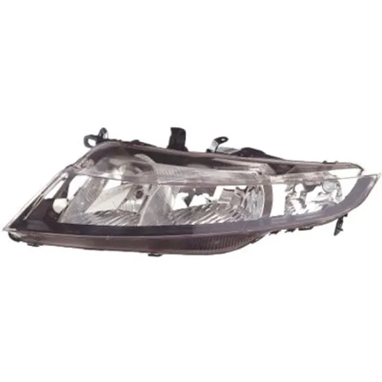 Far stanga HONDA CIVIC 8 2005-> perioada 2005 2006 2007 2008 2009 2010 pana la an de fabricatie 02/2009, cu motor reglaj, semnal transparent, cu reglaj electric, pentru 5 usi, cu bec H7/H1