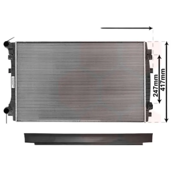 Radiator apa VW T-ROC 2017-> pentru TDI SCR, perioada 2020 2021 2022 2023 2024 2025