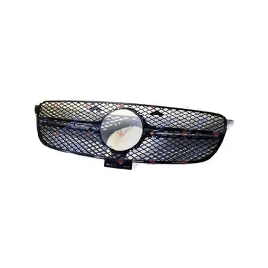 Grila Radiator MERCEDES GLE W166 2015->2018 Grila radiator cu bandou cromat C292 COUPE Perioada 2015 2016 2017 2018