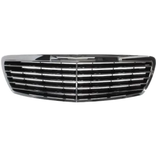 Grila radiator MERCEDES E-CLASS W210 1995->2002 perioada 1995 1996 1997 1998 1999 2000 de la an de fabricatie 08/1999, centru, prevopsit grund, in grund