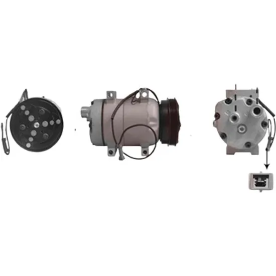 Compresor aer conditionat AUDI A6 C5 1997->2005 1.9 TDI 85KW 115CP , pentru motor AJM perioada 2000 2001 2002 2003 2004 2005