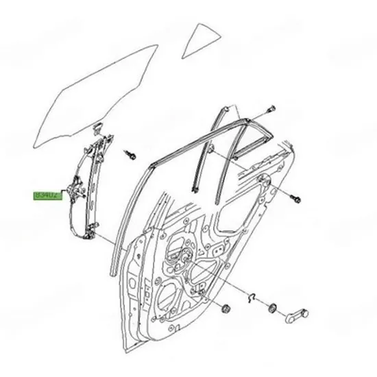 Macara Usa HYUNDAI i20 2014->2020 Macara usa spate manuala (O) DREAPTA Perioada 2014 2015 2016 2017 2018