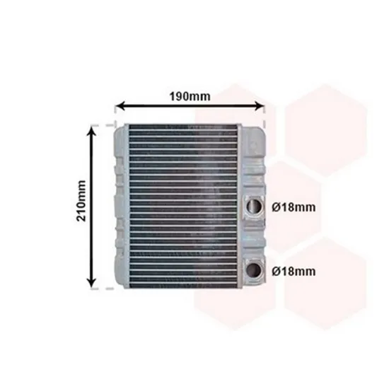 Radiator Incalzire BMW 3 E46 1997->2005 Calorifer BEHR +AC 235x208 Perioada 1998 1999 2000 2001 2002 2003 2004 2005