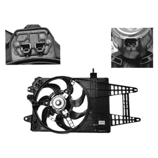 Ventilator motor FIAT PUNTO 188 1999->2012 pentru 1.2 Bipower , perioada 2001 2002 2003