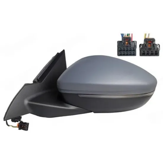 Oglinda OPEL MOKKA 2020-> Oglinda exterioara electrica cu incalzire cu rabatare electrica pentru vopsit (cu semnal si lampa podea si senzor banda) (10+2 PIN) STANGA Perioada 2020 2021 2022 2023 2024 2025