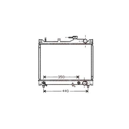 Radiator apa SUZUKI GRAND VITARA 1 1998->2006 pentru 1.6 4x4, perioada 1998 1999 2000 2001 2002 2003 2004 2005