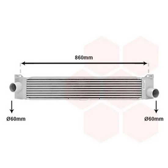 Intercooler PEUGEOT BOXER 2006-> Radiator intercooler 2,2 - 2,3 - 3,0 HDI - JTD 740x127x64 Perioada 2006 2007 2008 2009 2010 2011 2012 2013 2014