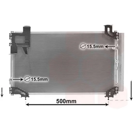 Radiator aer conditionat PEUGEOT EXPERT 1996->2006 pentru 2.0 HDI, perioada 2000 2001 2002 2003 2004 2005 2006