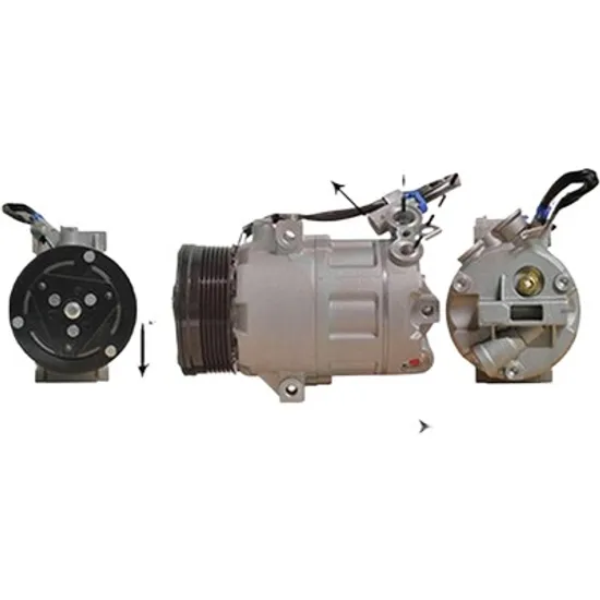 Compresor aer conditionat OPEL ASTRA H 2004->2014 1.7 CDTI 92KW 125CP , pentru motor A 17 DTR, Z 17 DTR perioada 2007 2008 2009 2010 2011 2012 2013 2014