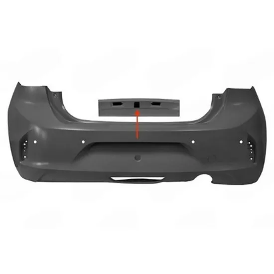 Bara Spate OPEL CORSA F 2019-> Bara spate pentru vopsit (cu 4 senzori parcare si camera) (cu 2 predecupaje pentru senzori parcare) Perioada 2019 2020 2021 2022 2023