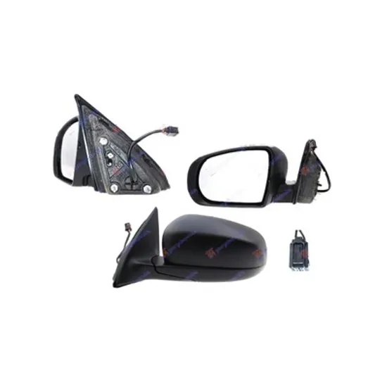 Oglinda JEEP CHEROKEE 2013-> Oglinda exterioara electrica cu incalzire.pentru vopsit (cabluri scurte stanga, Perioada 2014 2015 2016 2017 2018 2019