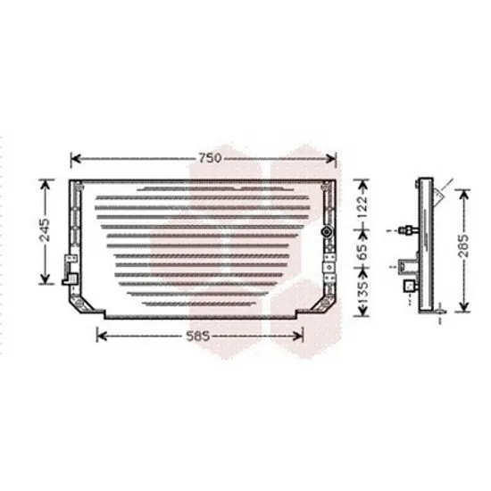 Radiator Aer Conditionat TOYOTA COROLLA E11 1995->2002 Radiator aer conditionat 68x32 JAPANESE Perioada 1997 1998 1999 2000 2001 2002