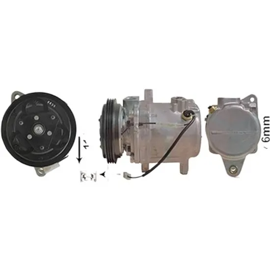 Compresor aer conditionat SMART CITY-COUPE 450 1998->2004 0.6 52KW 71CP , pentru motor M 160.910 perioada 2002 2003 2004