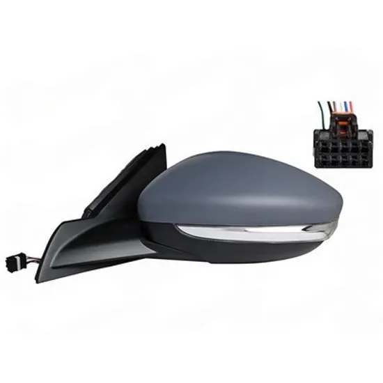 Oglinda PEUGEOT 208 2 2019-> Oglinda exterioara electrica cu incalzire pentru vopsit (cu semnal) (6 PIN) STANGA Perioada 2023 2024 2025