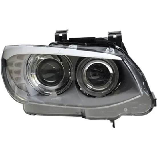 Far dreapta BMW 3 Cabriolet E93 2006->2013 perioada 2010 2011 2012 2013 , fara motor reglaj, fara unitate de control Xenon, Bi-Xenon, semnal alb, cu reglaj distanta iluminare automat, cu bec D1S tub descarcare gaze cu bec LED