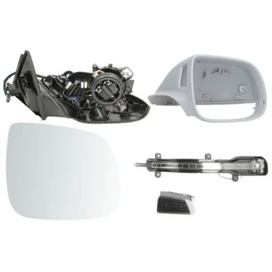 Oglinda AUDI Q5 8RB 2008->2017 Oglinda exterioara electrica cu incalzire pentru vopsit cu rabatare electrica(cu semnal si lampa podea si cu memorie) (17Pin) DREAPTA Perioada 2008 2009 2010 2011 2012