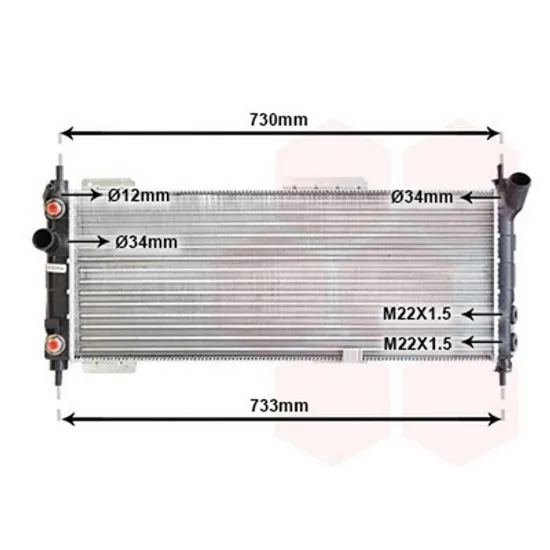 Radiator Motor OPEL TIGRA 1994->2000 Radiator apa pentru 1 4 - 1 6 cu aer conditionat 68x28 CV automata Perioada 1994 1995 1996 1997 1998 1999 2000 2001 2002 2003 2004