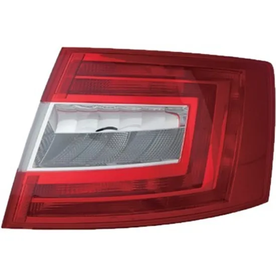 Lampa stop spate dreapta SKODA OCTAVIA 3 2012->2019 perioada 2012 2013 2014 2015 2016 2017 pana la an de fabricatie 2017, semnal transparent,