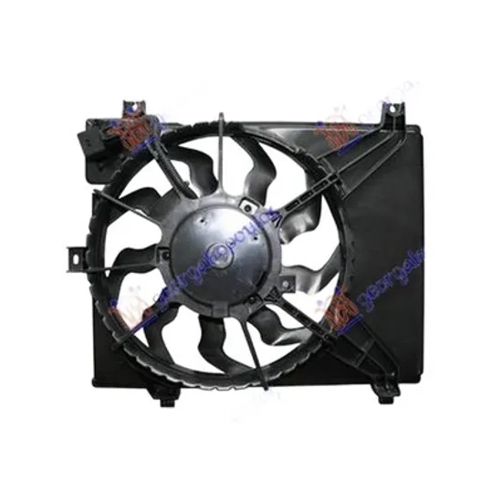 Ventilator Motor HYUNDAI i10 2007->2013 Electroventilator complet 1.1cc cu aer conditionat Perioada 2007 2008 2009 2010 2011 2012 2013