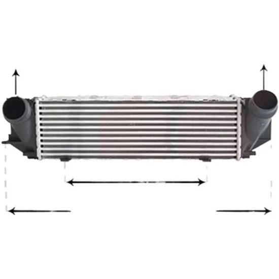 Intercooler BMW 5 F10 2009->2016 pentru 520 i, 523 i, perioada 2011 2012 2013 2014 2015 2016