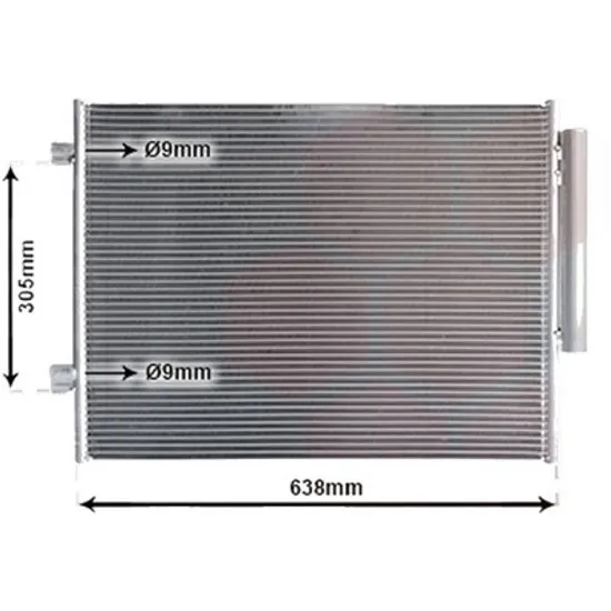 Radiator aer conditionat RENAULT SCENIC 1 1999->2003 pentru 1.8 4x4, perioada 2000 2001