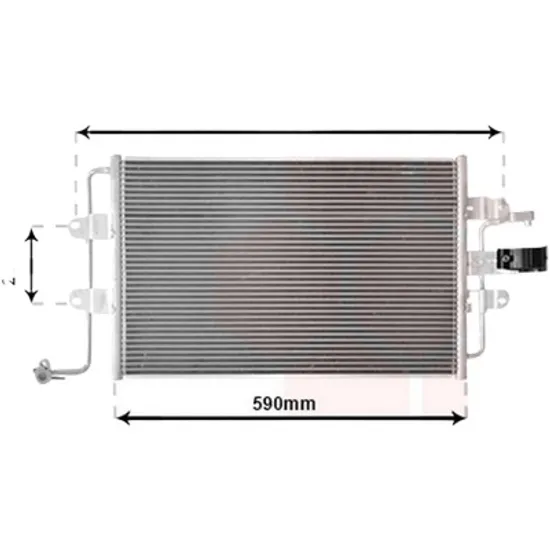 Radiator aer conditionat BMW 3 Cabriolet E93 2006->2013 pentru 335 i, 335 is, perioada 2006 2007 2008 2009 2010 2011 2012 2013