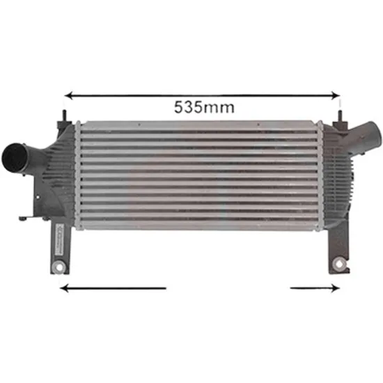 Intercooler NISSAN NAVARA PICKUP D22 2008-> 2.5 dCi 98KW 133CP , pentru motor YD25DDTi perioada 2008 2009,2010,2011,2012 2013
