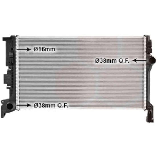 Radiator apa VOLVO XC90 2 2014-> pentru 2.0 D5 Polestar AWD, perioada 2018 2019 2020 2021 2022 2023