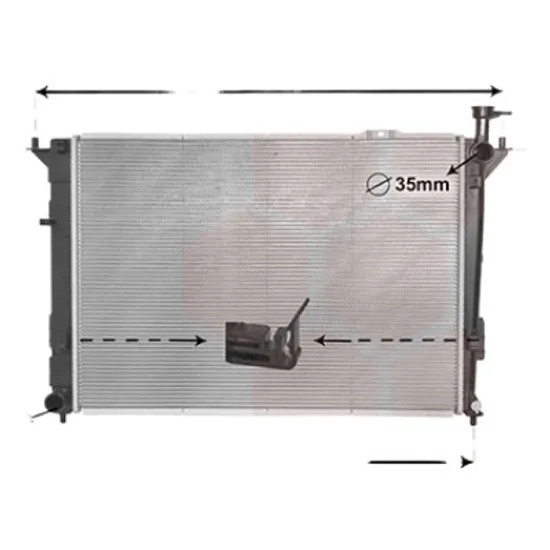 Radiator apa HYUNDAI SANTA FE 2 2005->2012 pentru 2.4 4x4, perioada 2010 2011 2012