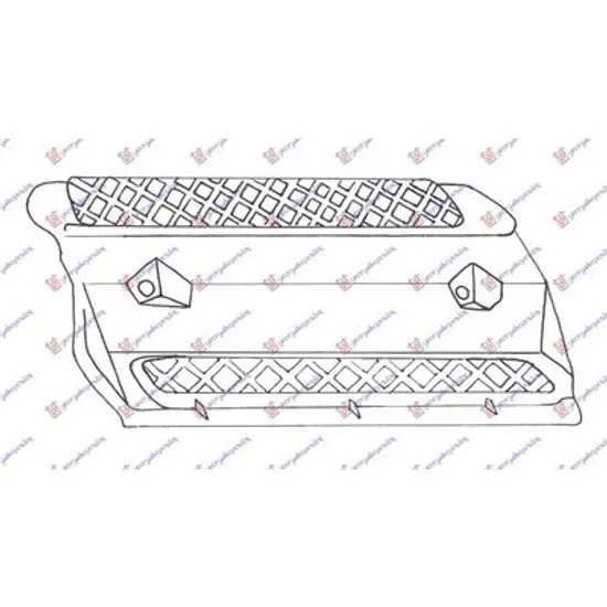 Grila Bara FIAT PUNTO 188 1999->2012 Grila in bara fata stanga pt 3 usi (10.99-08.03) Perioada 1999 2000 2001 2002 2003
