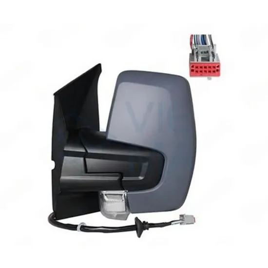 Oglinda FORD TRANSIT CUSTOM 2012-> Oglinda exterioara electrica cu incalzire pentru vopsit (cu semnal si senzor banda) STANGA Perioada 2018 2019 2020 2021 2022 2023