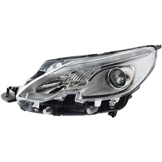 Far stanga PEUGEOT 2008 1 2015->2020 perioada 2013 2014 2015 2016 2017 2018 pana la an de fabricatie 2016, fara motor reglaj, cu reglaj electric, cu lumina de zi, cu bec H7/H7