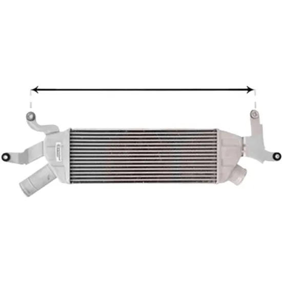 Intercooler MITSUBISHI OUTLANDER 2 2006->2012 pentru 2.2 DI-D 4WD, perioada 2006 2007 2008 2009 2010 2011 2012