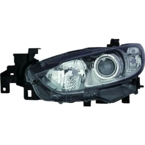Far dreapta MAZDA 6 GJ 2012-> perioada 2012 2013 2014 2015 2016 2017 pana la an de fabricatie 2018, cu motor reglaj, semnal transparent, cu reglaj electric, cu lumina de zi, cu bec H11, cu bec H15