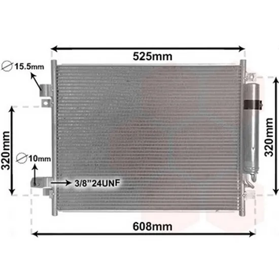 Radiator Aer Conditionat NISSAN NOTE 2013->2020 Radiator aer conditionat 1.2 DIG benzina - 1.5 dCi diesel Perioada 2013 2014 2015 2016 2017 2018 2019