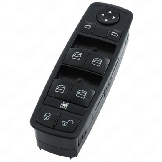 Buton oglinda MERCEDES B-CLASS W245 2005->2011 Panou butoane oglinzi fata (negru) pentru 4 usi (3pin) STANGA Perioada 2008 2009 2010 2011