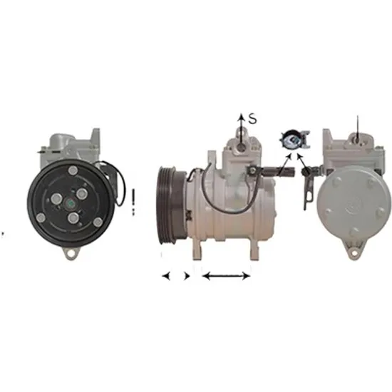 Compresor aer conditionat HYUNDAI i10 2007->2013 pentru 1.1, 1.1 iRDE, perioada 2011 2012 2013
