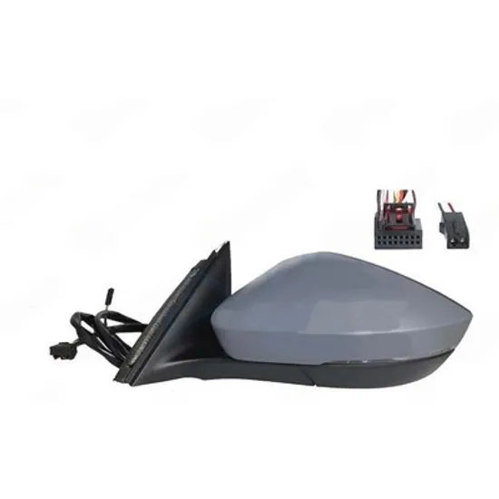 Oglinda SKODA SUPERB 3 2015-> Oglinda exterioara electrica cu incalzire cu rabatare electrica pentru vopsit.si memorie (cu semnal si lampa podea si senzor banda) (17 PIN) STANGA Perioada 2019 2020 2021 2022 2023 2024