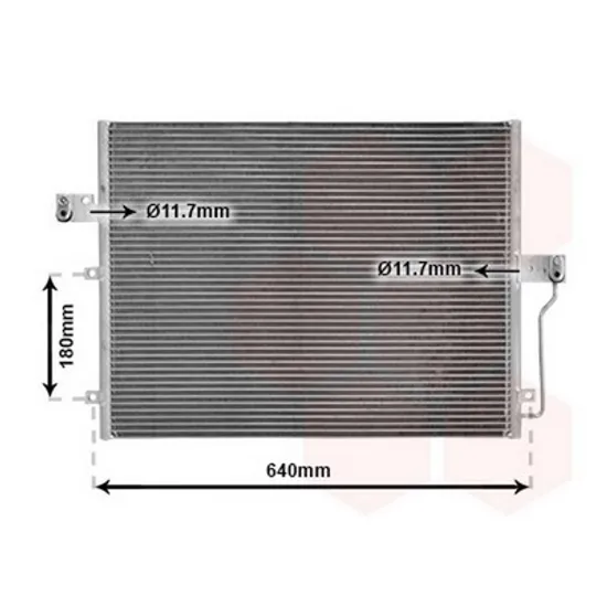 Radiator Aer Conditionat SSANGYONG KYRON 2005-> Radiator aer conditionat 2.0 Xdi diesel (620x455x16) Perioada 2006 2007 2008 2009