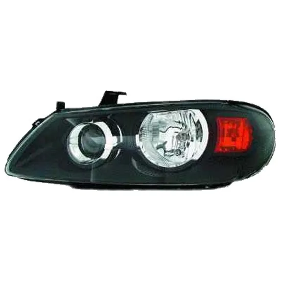 Faruri NISSAN ALMERA 2 2001->2006 Far (E) reglare electrica 2002- (negru) (TYC) STANGA Perioada 2002 2003 2004 2005 2006