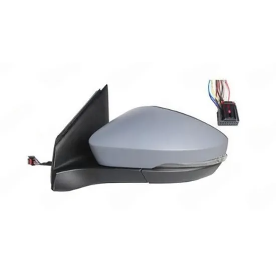 Oglinda VW T-CROSS 2018-> Oglinda exterioara electrica cu incalzire cu rabatare electrica pentru vopsit (cu semnal si senzor banda) (10 PIN) STANGA Perioada 2019 2020 2021 2022 2023