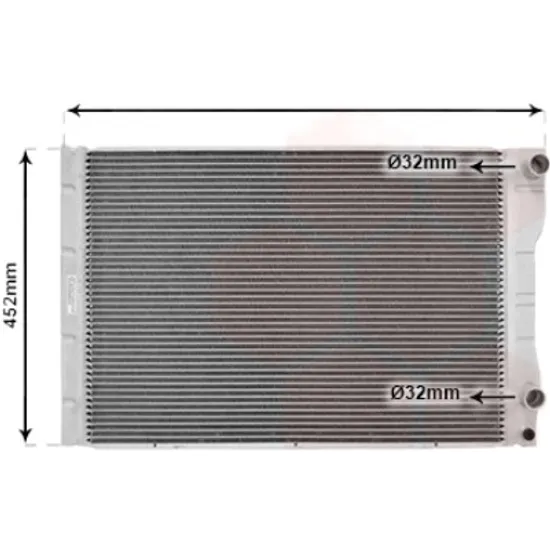 Radiator apa RENAULT ESPACE 3 1996->2002 pentru 2.2 dCi, perioada 2000 2001 2002