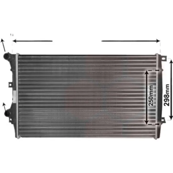 Radiator apa SKODA YETI 2009->2017 pentru 1.4 TSI 4x4, perioada 2015 2016 2017