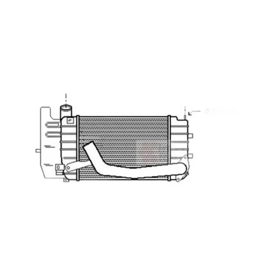 Intercooler TOYOTA YARIS 2005->2011 Radiator intercooler 1,4 D4D 250x190x64 Perioada 2005 2006 2007 2008 2009 2010