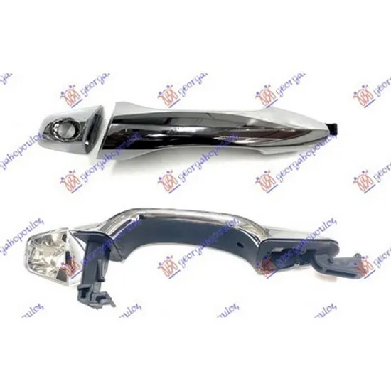 Maner Usa HYUNDAI SANTA FE 3 2012->2018 Maner usa fata exterioara cromat stanga Perioada 2012 2013 2014 2015 2016 2017 2018