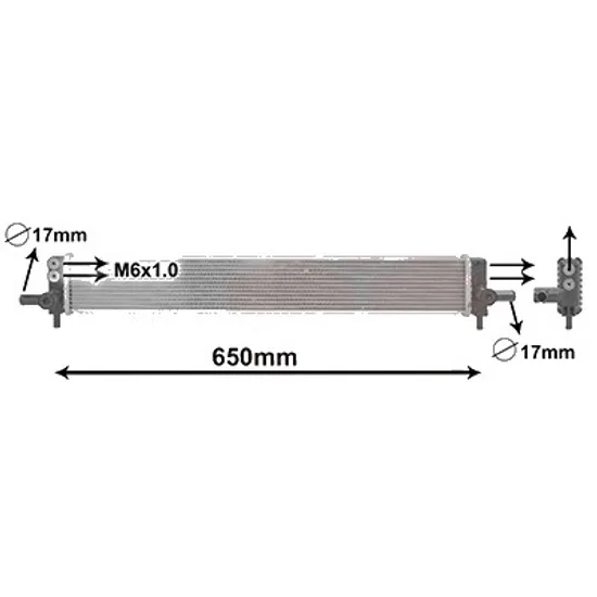 Radiator apa LEXUS IS 2 2005->2013 pentru 200d, perioada 2010 2011 2012