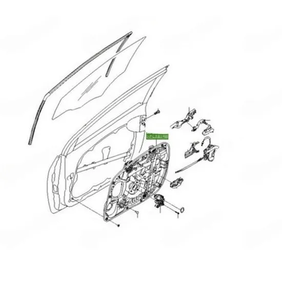 Macara Usa HYUNDAI i30 2012->2017 Macara usa fata electrica fara motor (Cehia) (O) STANGA Perioada 2012 2013 2014