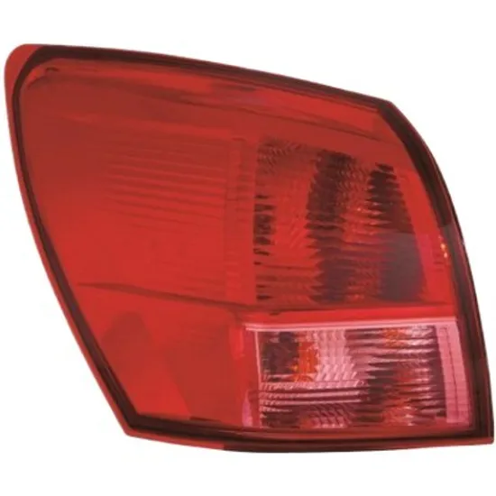 Lampa stop spate stanga NISSAN QASHQAI 1 2007->2014 perioada 2007 2008 2009 2010 2011 2012 2013 pana la an de fabricatie 04/2010, rosu, semnal fumuriu, exterior